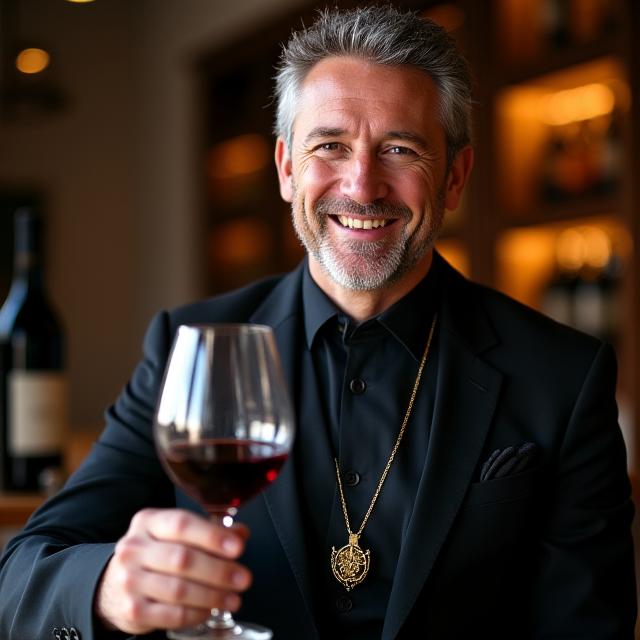 Photo d'Antoine Dubois, le sommelier d'Aurore Saveurs